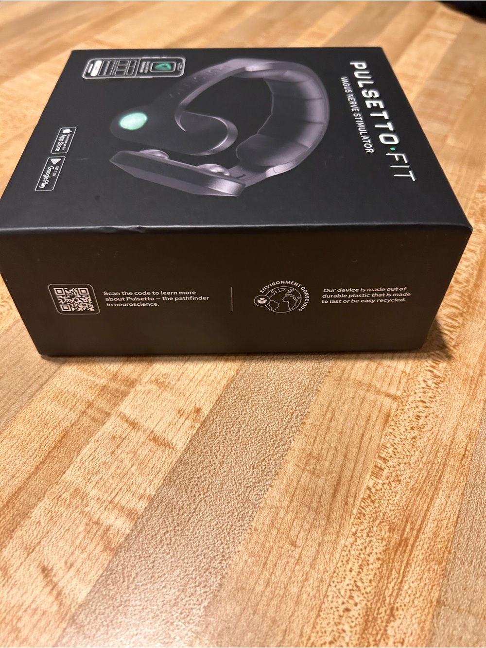 Pulse-Fit Headband Neurostimulation Wearable - Black Like New (includes gel)